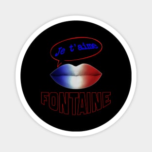 FRANCE JE TAIME FONTAINE Magnet